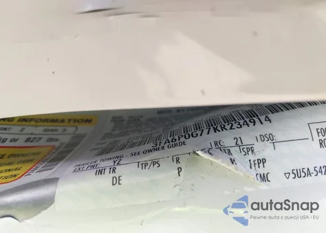 2019 Ford Fusion S from USA, damaged, VIN 3FA6P0G77KR234914